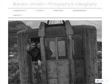Tablet Screenshot of brandonjohnstonphoto.com